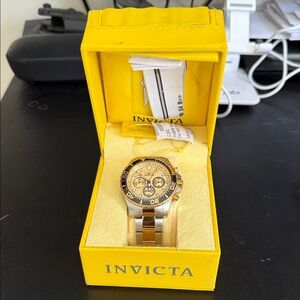 Invicta Gold and Silver Men's Watch